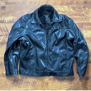 Vintage Black Leather Jacket